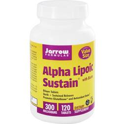 Jarrow Formulas Alpha Lipoic Sustain 300mg with Biotin 120 tablets