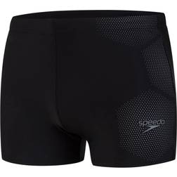 Speedo Hexagonal Tech Placement Aquashort - Black/Grey