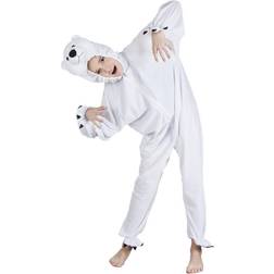 Vegaoo Boland 10103460 Polar Bear Plush Suit Costume, White, max 1,40 m