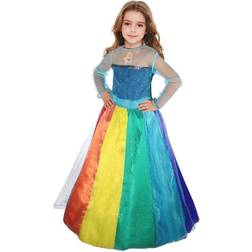 Ciao Girls Barbie Princess Rainbow Costume