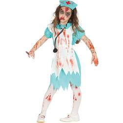 Fiestas Guirca Kids Zombie Nurse Costume