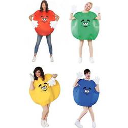 Vegaoo Sweet chocolate costume lens chocolate candy costume costume one size Size