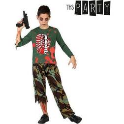 Th3 Party Kostume til børn Zombie soldat (2 Pcs) 3-4 år