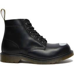 Dr. Martens 101 Exposed Steel Toe - Black Smooth Leather
