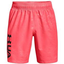 Under Armour Woven Emboss Shorts Mens - Red