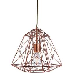 Searchlight Electric Geometric Cage Pendant Lamp 39cm