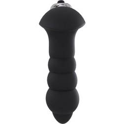 S Pleasures Anal plug Bubble Black Black/Silver