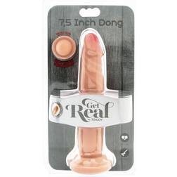 Toy Joy Get Real 7.5 Inch Dual Density Slim Realistic Dildo, Skin-Coloured