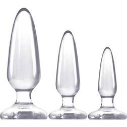 NS Novelties Jelly Rancher Butt Plug Trainer Kit Clear
