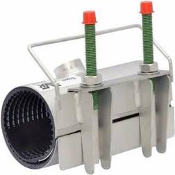 Bandagemuffe 70-77x200mm Med 1'' anboring. AISI316-NBR. AVK