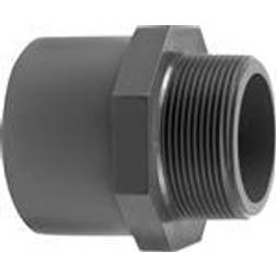 GPA Pvc Overgangsnippel 1 Klæbemf. 63mmx2