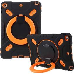 MTK PEPKOO iPad 10.2 2021/2020/2019 Extreme Armor Svart/Orange