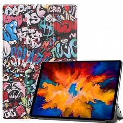 MTK Tri-fold Fodral till Lenovo Tab P11 Pro TB-J706F Graffiti