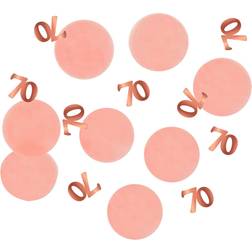 Folat Bordkonfetti 70 År Lush Blush