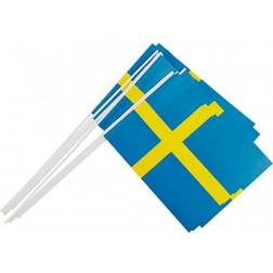 Create Papirflag, str. 20x25 cm, Sverige, 10stk