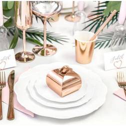 PartyDeco Koristelaatikot Ruusukulta 10-pakkaus