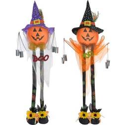 Halloween dekorationer Dekodonia Organza Polyester Græskar (50 x 92 cm) (2 pcs)