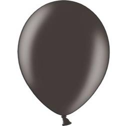 PartyDeco Ballon i 12,7cm i sort 100stk