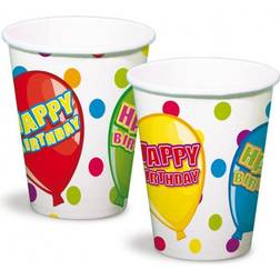 Folat BV Cups Happy Birthday 6pcs