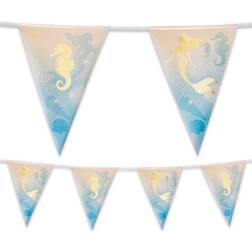 Boland 4 Metre Foil Bunting Mermaid Party Decoration