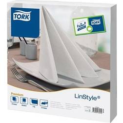 Tork Servietter Premium Linstyle 48x48cm Hvid 300stk