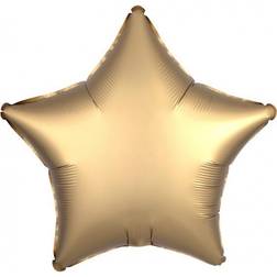 Amscan Foil Star Balloon Gold Sateen