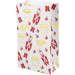 Vivi Gade Sac En Papier Casse-Noix 12 x 6 x 21 cm Blanc 8 Pièces