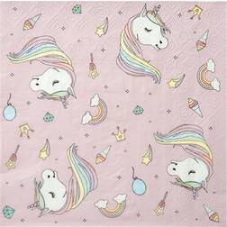 20 Serviettes Licorne