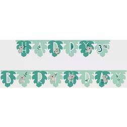 Amscan 122717 Koala Add-an-Age Birthday Letter Banner 3.2 m