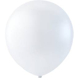 Sassier 25 Stk Hvide Latex Balloner 30 Cm 12" White