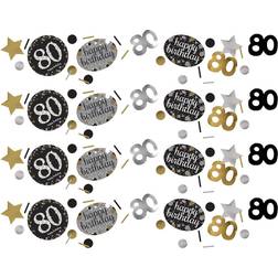 Amscan konfetti 80 sparkling gold