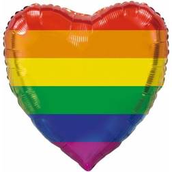 Globos Globo De Foil XL Corazón Arcoíris 92 cm