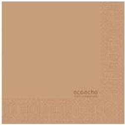 Duni Serviet Ecoecho 24x24 cm 2-lag Brun,300 stk/pk