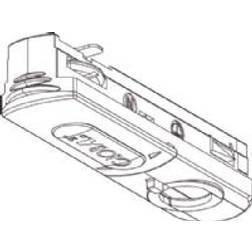 Solar Global base GB66-3 Adapter 230V, 1-faset. Inkl. plast nippel GA57/10 og aflastning XTSA510, hvid, 5 kg. træk. PROFESSIONEL