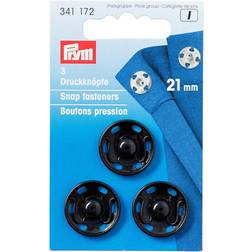 Prym Tryklås 21 mm sort