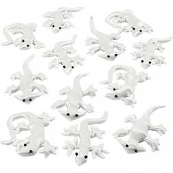 Creativ Company Textilkryp 10-14cm vit 12/fp