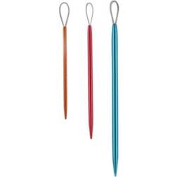 Knitpro KP10944 Wool (Set of 3 Needles) Aluminium, Multi-Colour, 10 x 2 x 2 cm