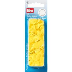 Prym Plasttryckknappar Color snaps Ø12,4 mm Ljus Gul 30 st