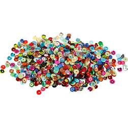 Creativ Company Sequins, round, D: 6 mm, 10 g/ 1 pack