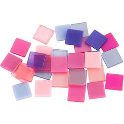 Creativ Company Minimosaik størrelse 10 x 10 mm lilla/pink harmoni 25 gram