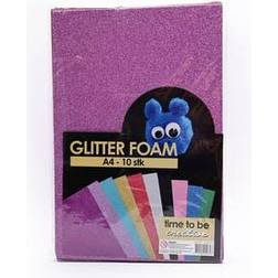 Glitter Foam A4 10 stk