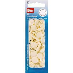 Prym Non-sew Color Snaps Ø12.4 Krem 12.4 mm