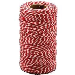 PlayBox 10 m x 2 mm Cotton Twine (Red/White)