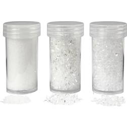 Creativ Company Konstgjord snö, vit, 3 burk/ 1 förp. 35 35 8 g