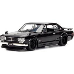 Jada Modèle de voiture de ville TOYS Nissan Skyline 2000 GTR Noir Licence Fast and Furious