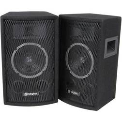 Skytec Paire d'Enceintes SL6 PA Speakerbox 6 Pouces 150 Watts