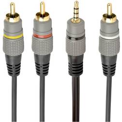 Gembird 3RCA-3.5mm 1.5m 1.5m