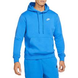 Nike Sportswear Club Fleece Pullover Hoodie - Signal Blue/White