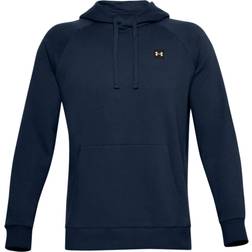 Under Armour Men's Rival Fleece Hoodie - Academy/Onyx White