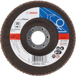 Bosch sliberondel 125 k80 1stk